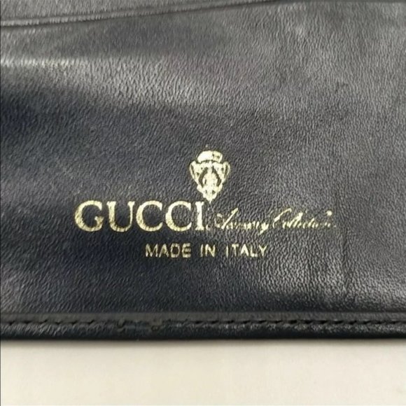 Gucci Long Wallet Blue Leather - Picture 10 of 10